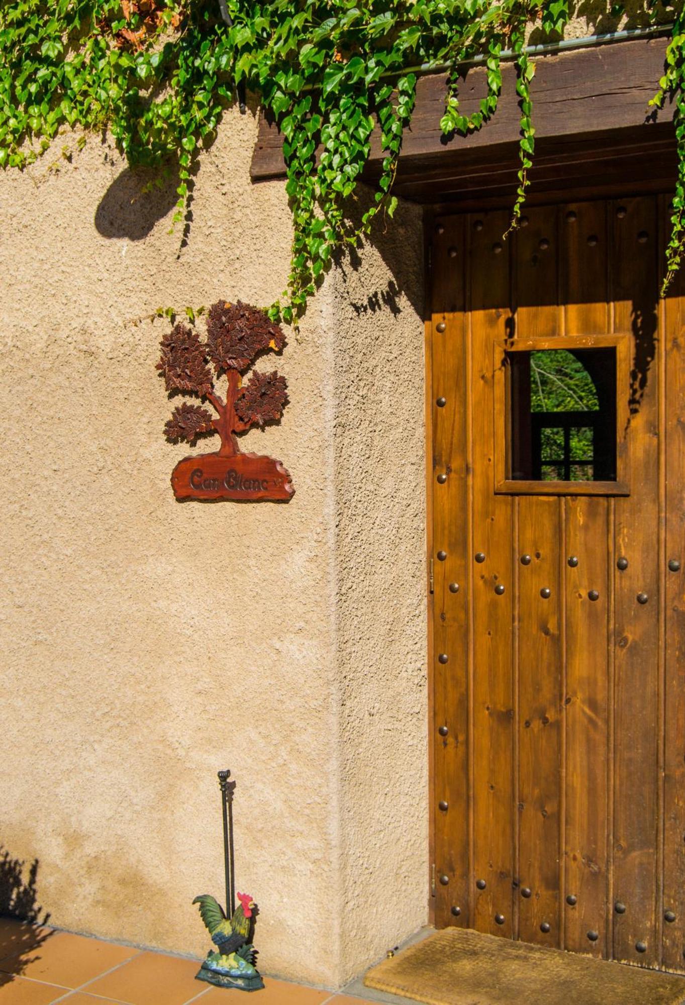 Hotel Can Blanc Olot Bagian luar foto